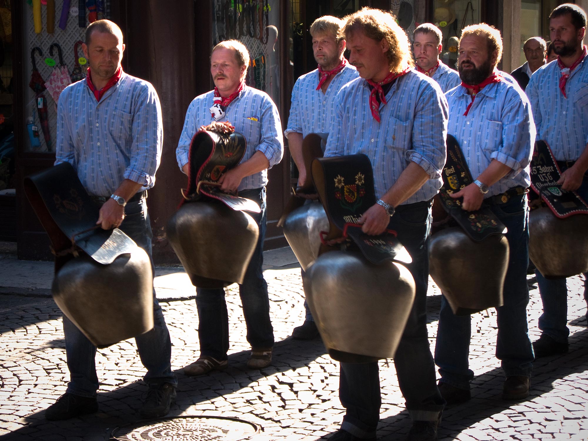 Italia Verona Tocati bells in the street